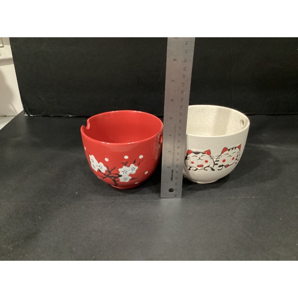 Ceramic Tableware Maneki Neko Lucky Cat/Panbado Japanese Cherry Blossoms